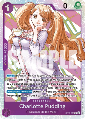 Carte One Piece Charlotte Pudding OP11-070 SR