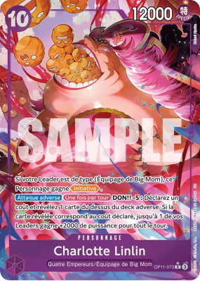 Carte One Piece Charlotte Linlin OP11-073 R ALT ART