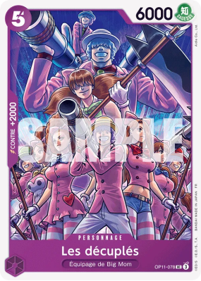 Carte One Piece Les décuplés OP11-078 UC