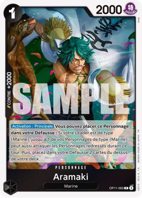 Carte One Piece Aramaki OP11-082 R