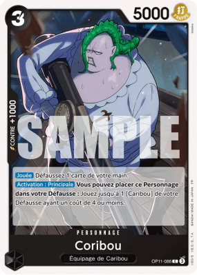 Carte One Piece Coribou OP11-086 C
