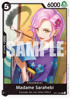 Carte One Piece Madame Sarahebi OP11-087 UC
