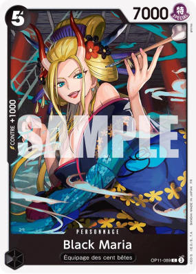 Carte One Piece Black Maria OP11-089 C