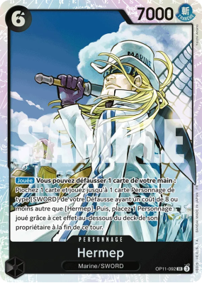 Carte One Piece Hermep OP11-092 SR