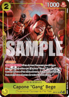 Carte One Piece Capone "Gang" Bege OP11-101 SR ALT ART