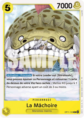 Carte One Piece La Mâchoire OP11-103 C