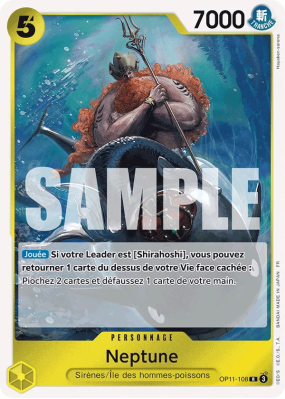 Carte One Piece Neptune OP11-108 R