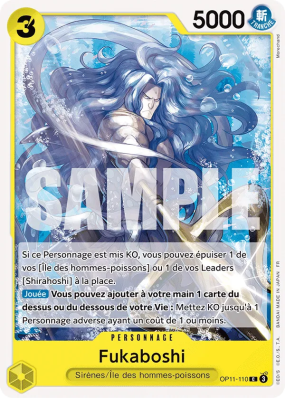 Carte One Piece Fukaboshi OP11-110 C