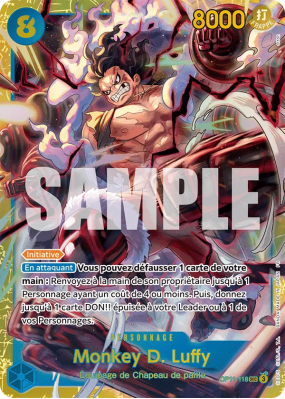 Carte One Piece Monkey D. Luffy OP11-118 SEC