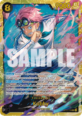 Carte One Piece Kobby OP11-119 SEC