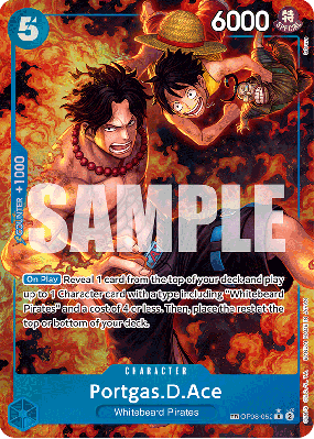 Carte One Piece Portgas D. Ace OP08-052 TR