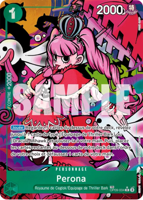 Carte One Piece Perona OP09-034 TR