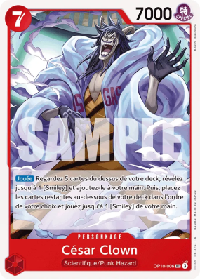 Carte One Piece César Clown OP10-006 UC