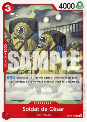 Carte One Piece Soldat de César OP10-007 UC