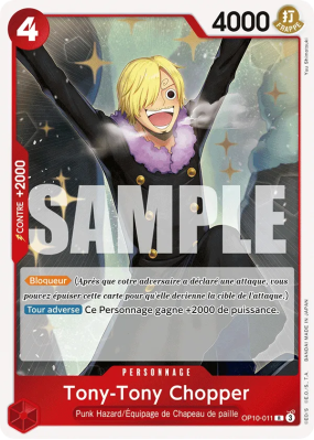 Carte One Piece Tony-Tony Chopper OP10-011 R