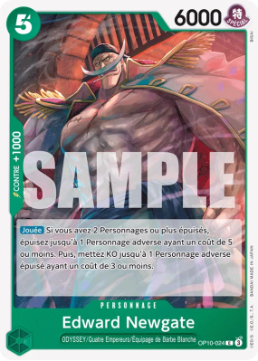 Carte One Piece Edward Newgate OP10-024 C