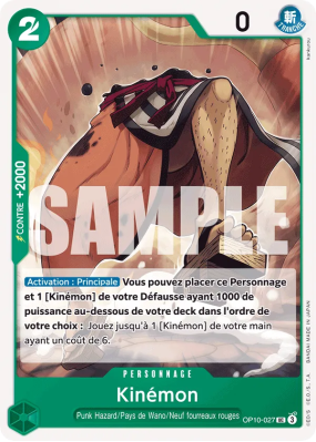 Carte One Piece Kinémon OP10-027 UC