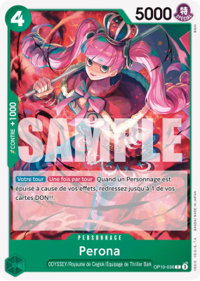 Carte One Piece Perona OP10-036 C