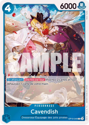 Carte One Piece Cavendish OP10-045 R