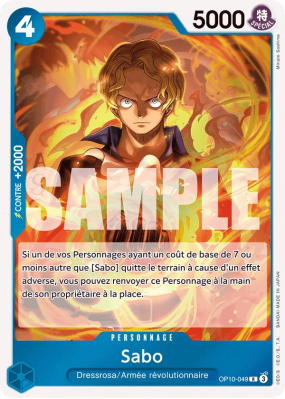 Carte One Piece Sabo OP10-049 R