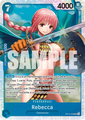 Carte One Piece Rebecca OP10-058 SR