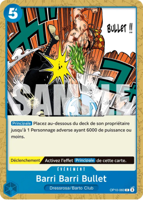 Carte One Piece Barri Barri Bullet OP10-060 C