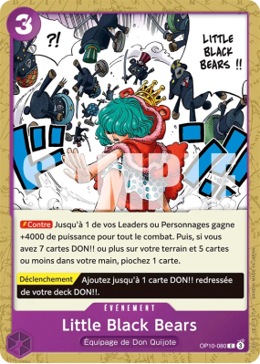 Carte One Piece Little Black Bears OP10-080 C