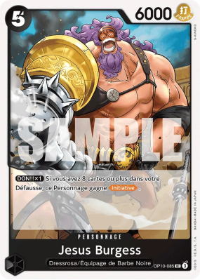 Carte One Piece Jesus Burgess OP10-085 UC
