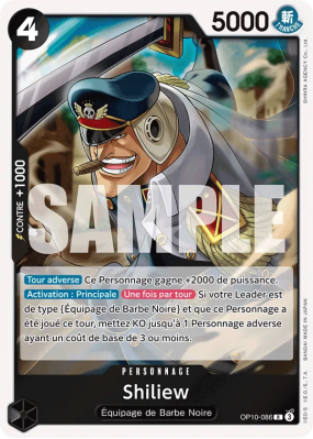 Carte One Piece Shiliew OP10-086 R