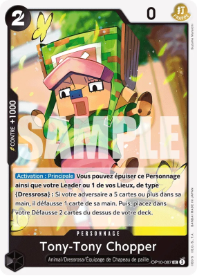 Carte One Piece Tony-Tony Chopper OP10-087 UC