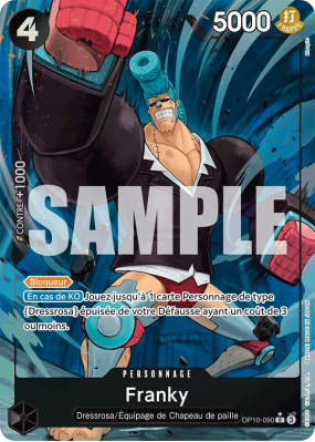 Carte One Piece Franky OP10-090 R ALT ART