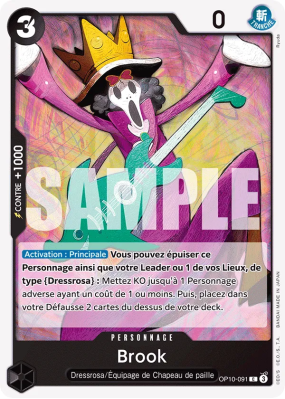 Carte One Piece Brook OP10-091 C