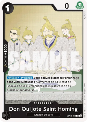 Carte One Piece Don Quijote Saint Homing OP10-093 C