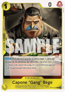 Carte One Piece Capone "Gang" Bege OP10-103 R