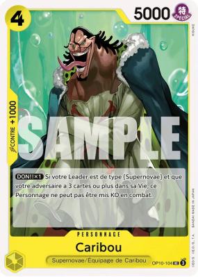 Carte One Piece Caribou OP10-104 UC