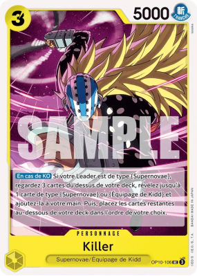 Carte One Piece Killer OP10-106 UC