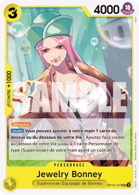 Carte One Piece Jewelry Bonney OP10-107 UC
