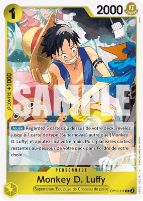 Carte One Piece Monkey D. Luffy OP10-111 R
