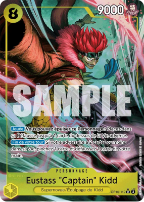 Carte One Piece Eustass "Captain" Kidd OP10-112 SR ALT ART