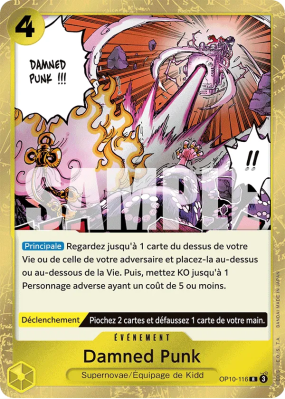 Carte One Piece Damned Punk OP10-116 R
