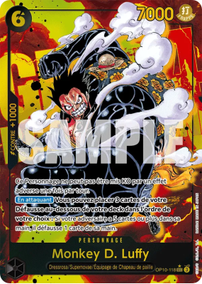 Carte One Piece Monkey D. Luffy OP10-118 SEC ALT ART