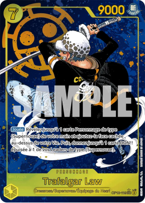 Carte One Piece Trafalgar Law OP10-119 SEC ALT ART
