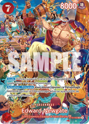 Carte One Piece Edward Newgate ST15-002 SP CARD