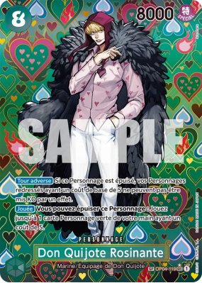 Carte One Piece Don Quijote Rosinante OP04-119 SP CARD