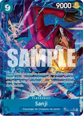 Carte One Piece Sanji OP06-119 TR