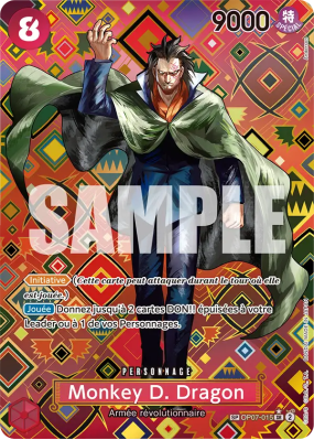 Carte One Piece Monkey D. Dragon OP07-015 SP CARD