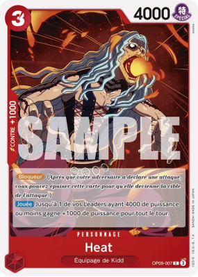Carte One Piece Heat OP09-007 C