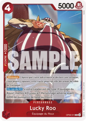 Carte One Piece Lucky Roo OP09-015 R