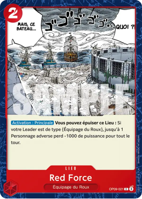 Carte One Piece Red Force OP09-021 C