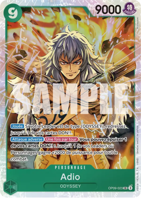 Carte One Piece Adio OP09-023 SR